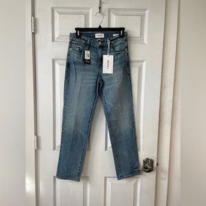 Frame Denim Le Nouveau Straight Mid Rise Jean